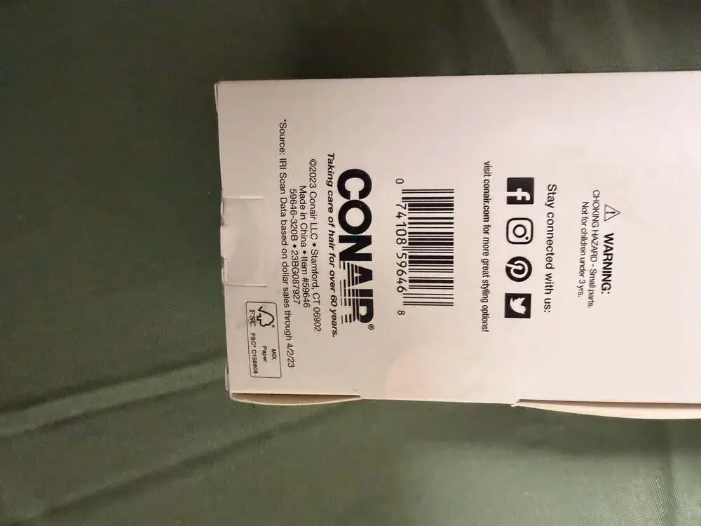 Conair Twist & Dry Microfiber Hair Towel with Bow White